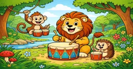 Aslan ve Maymun Hikayesi