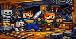 Minecraft Hikayesi: Kayıp Pusula ve Işıltılı Nether Taşı